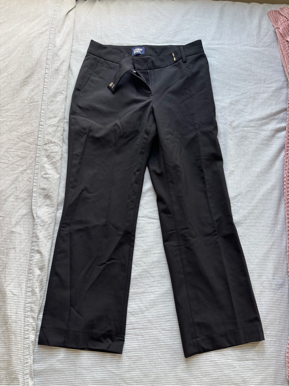 Washable Wool Straight Modern Pants